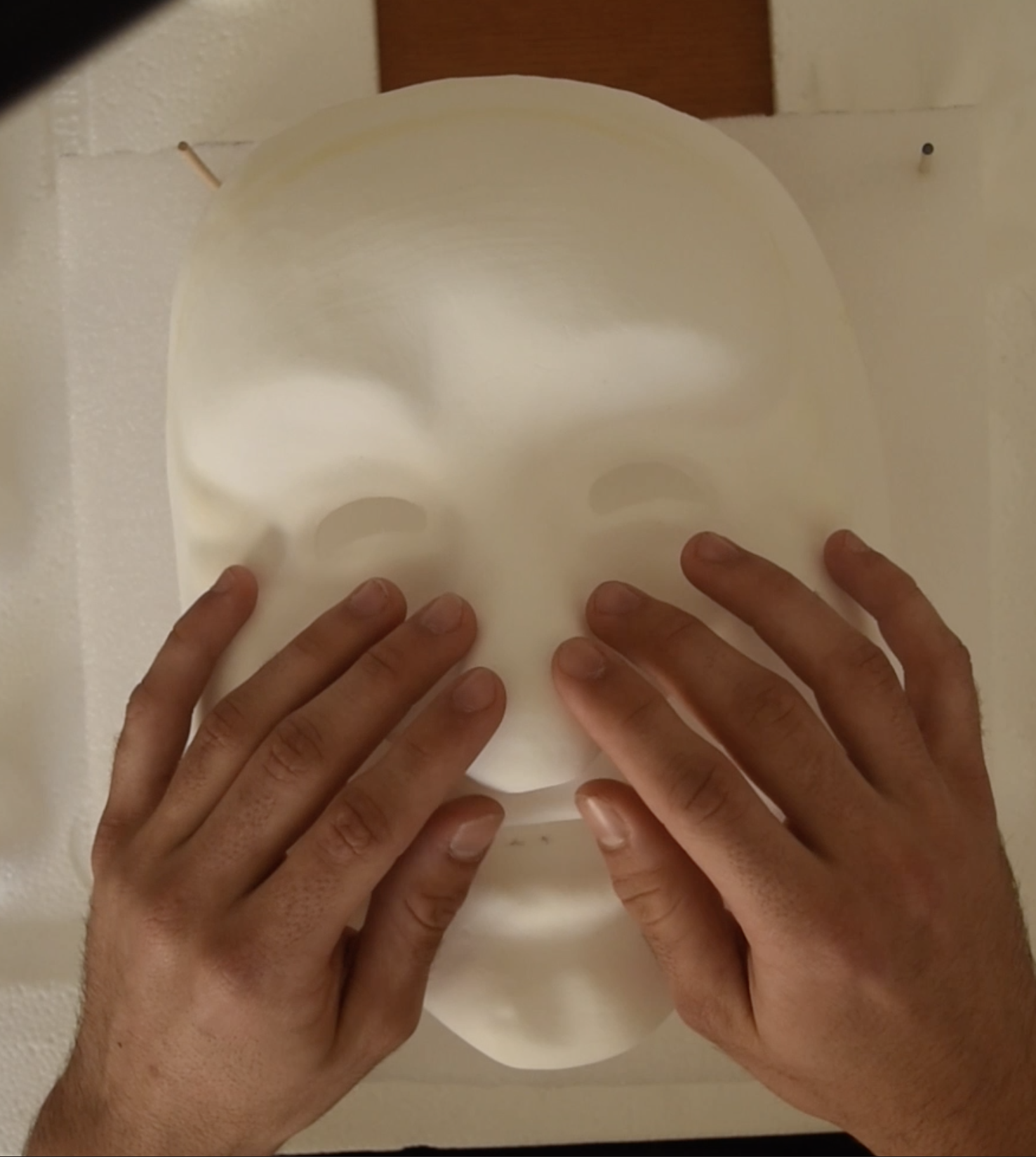 copy of the mask being explored in Lyon